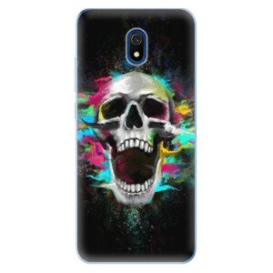 Odolné silikónové puzdro iSaprio - Skull in Colors - Xiaomi Redmi 8A