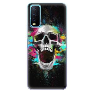 Odolné silikónové puzdro iSaprio - Skull in Colors - Vivo Y20s