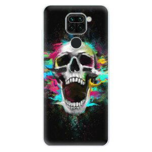 Odolné silikónové puzdro iSaprio - Skull in Colors - Xiaomi Redmi Note 9