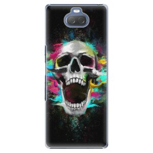 Plastové puzdro iSaprio - Skull in Colors - Sony Xperia 10