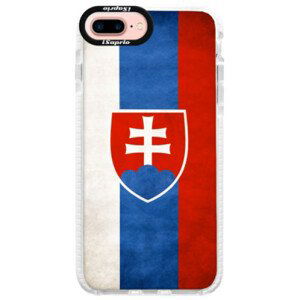 Silikónové púzdro Bumper iSaprio - Slovakia Flag - iPhone 7 Plus