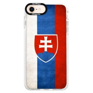 Silikónové púzdro Bumper iSaprio - Slovakia Flag - iPhone 8