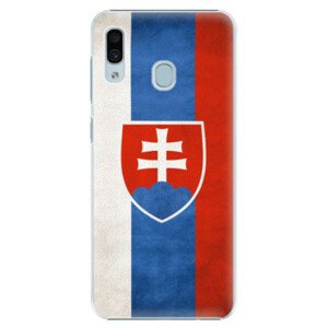 Plastové puzdro iSaprio - Slovakia Flag - Samsung Galaxy A30