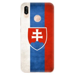 Odolné silikónové puzdro iSaprio - Slovakia Flag - Huawei P20 Lite