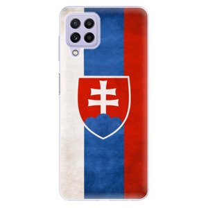 Odolné silikónové puzdro iSaprio - Slovakia Flag - Samsung Galaxy A22