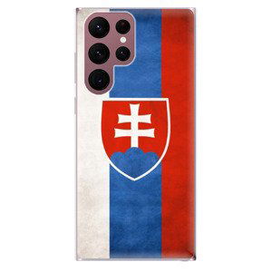 Odolné silikónové puzdro iSaprio - Slovakia Flag - Samsung Galaxy S22 Ultra 5G