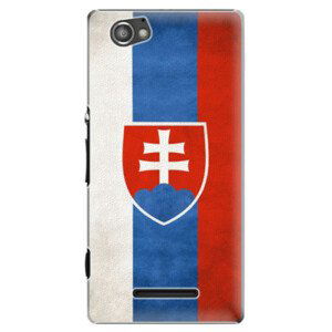 Plastové puzdro iSaprio - Slovakia Flag - Sony Xperia M