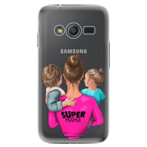 Plastové puzdro iSaprio - Super Mama - Boy and Girl - Samsung Galaxy Trend 2 Lite