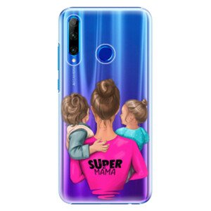 Plastové puzdro iSaprio - Super Mama - Boy and Girl - Huawei Honor 20 Lite