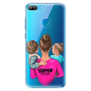 Plastové puzdro iSaprio - Super Mama - Boy and Girl - Huawei Honor 9 Lite