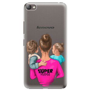 Plastové puzdro iSaprio - Super Mama - Boy and Girl - Lenovo S60