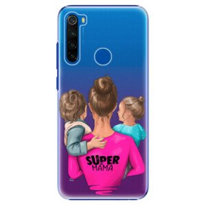 Plastové puzdro iSaprio - Super Mama - Boy and Girl - Xiaomi Redmi Note 8T