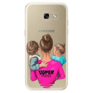 Odolné silikónové puzdro iSaprio - Super Mama - Boy and Girl - Samsung Galaxy A5 2017