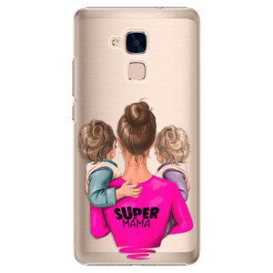 Plastové puzdro iSaprio - Super Mama - Two Boys - Huawei Honor 7 Lite