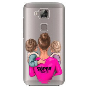 Plastové puzdro iSaprio - Super Mama - Two Boys - Huawei Ascend G8