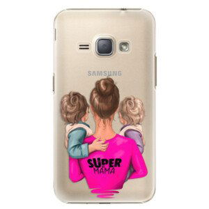 Plastové puzdro iSaprio - Super Mama - Two Boys - Samsung Galaxy J1 2016