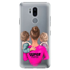 Plastové puzdro iSaprio - Super Mama - Two Boys - LG G7