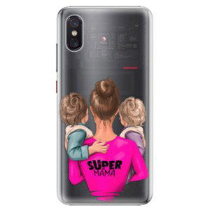 Plastové puzdro iSaprio - Super Mama - Two Boys - Xiaomi Mi 8 Pro