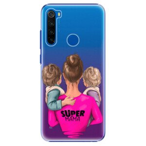 Plastové puzdro iSaprio - Super Mama - Two Boys - Xiaomi Redmi Note 8T