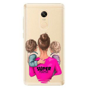 Plastové puzdro iSaprio - Super Mama - Two Boys - Xiaomi Redmi Note 4X