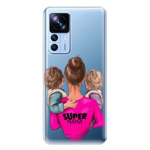 Odolné silikónové puzdro iSaprio - Super Mama - Two Boys - Xiaomi 12T / 12T Pro