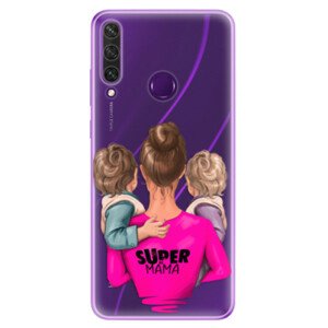 Odolné silikónové puzdro iSaprio - Super Mama - Two Boys - Huawei Y6p