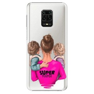 Plastové puzdro iSaprio - Super Mama - Two Boys - Xiaomi Redmi Note 9 Pro / Note 9S