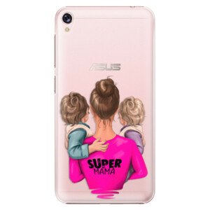 Plastové puzdro iSaprio - Super Mama - Two Boys - Asus ZenFone Live ZB501KL