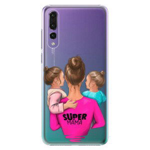 Plastové puzdro iSaprio - Super Mama - Two Girls - Huawei P20 Pro