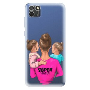 Odolné silikónové puzdro iSaprio - Super Mama - Two Girls - Honor 9S