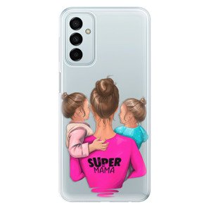 Odolné silikónové puzdro iSaprio - Super Mama - Two Girls - Samsung Galaxy M23 5G