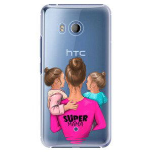 Plastové puzdro iSaprio - Super Mama - Two Girls - HTC U11