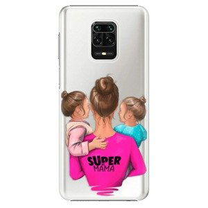 Plastové puzdro iSaprio - Super Mama - Two Girls - Xiaomi Redmi Note 9 Pro / Note 9S