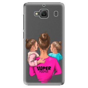 Plastové puzdro iSaprio - Super Mama - Two Girls - Xiaomi Redmi 2