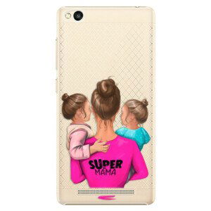 Plastové puzdro iSaprio - Super Mama - Two Girls - Xiaomi Redmi 3