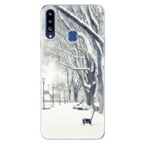 Odolné silikónové puzdro iSaprio - Snow Park - Samsung Galaxy A20s