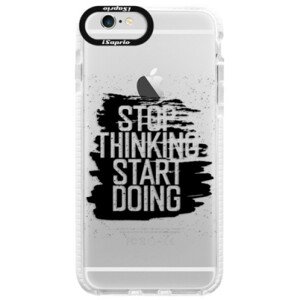 Silikónové púzdro Bumper iSaprio - Start Doing - black - iPhone 6/6S