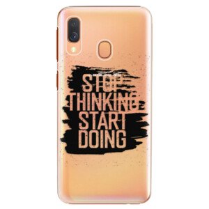 Plastové puzdro iSaprio - Start Doing - black - Samsung Galaxy A40