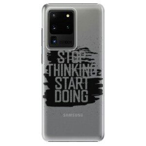 Plastové puzdro iSaprio - Start Doing - black - Samsung Galaxy S20 Ultra