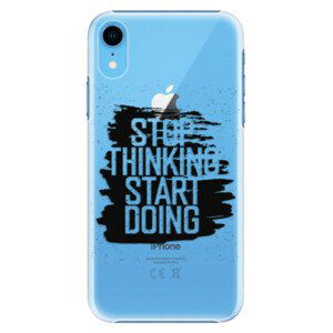 Plastové puzdro iSaprio - Start Doing - black - iPhone XR