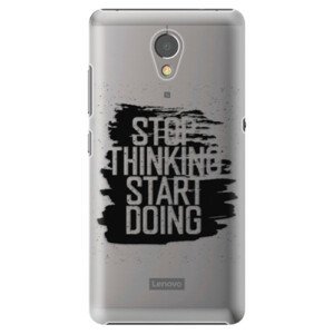 Plastové puzdro iSaprio - Start Doing - black - Lenovo P2