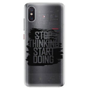 Plastové puzdro iSaprio - Start Doing - black - Xiaomi Mi 8 Pro