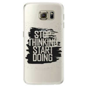 Silikónové puzdro iSaprio - Start Doing - black - Samsung Galaxy S6