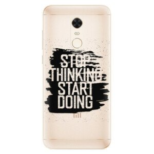 Silikónové puzdro iSaprio - Start Doing - black - Xiaomi Redmi 5 Plus