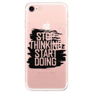 Odolné silikónové puzdro iSaprio - Start Doing - black - iPhone 7