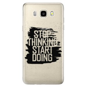 Odolné silikónové puzdro iSaprio - Start Doing - black - Samsung Galaxy J5 2016