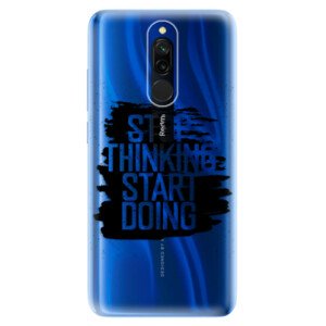 Odolné silikónové puzdro iSaprio - Start Doing - black - Xiaomi Redmi 8