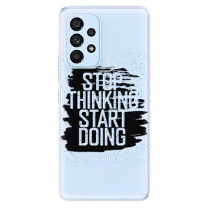 Odolné silikónové puzdro iSaprio - Start Doing - black - Samsung Galaxy A53 5G