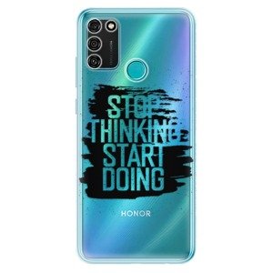 Odolné silikónové puzdro iSaprio - Start Doing - black - Honor 9A