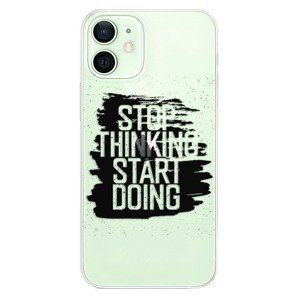 Odolné silikónové puzdro iSaprio - Start Doing - black - iPhone 12